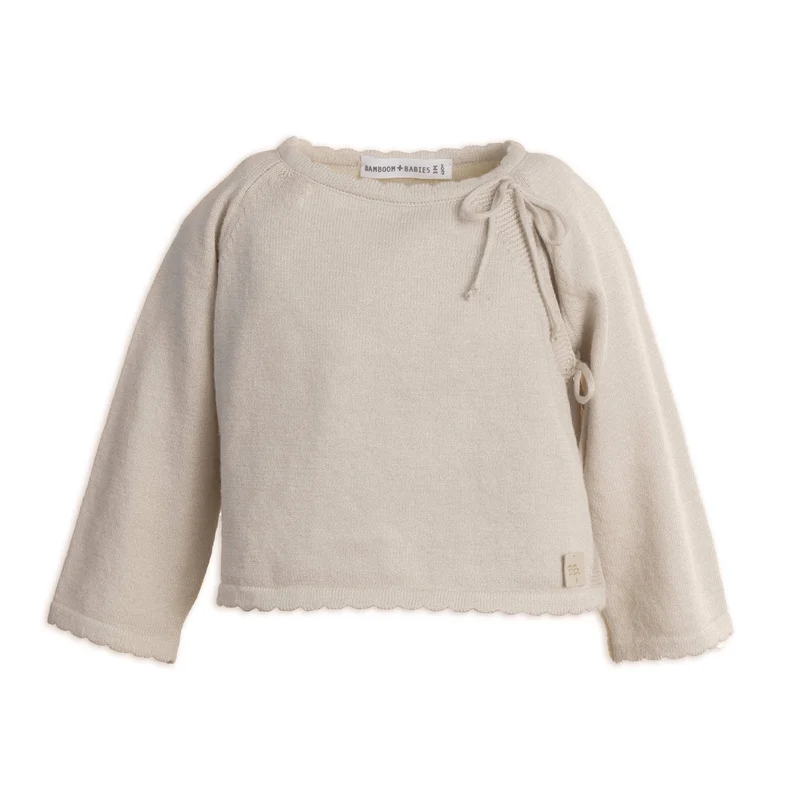 Maglia con apertura incrociata Bimba - SAND 10