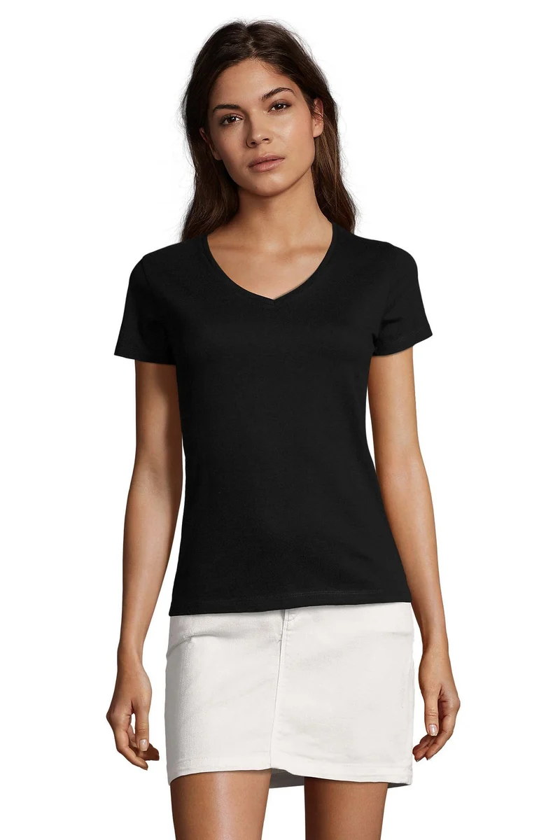 T-shirt donna cotone Imperial V 190 gr