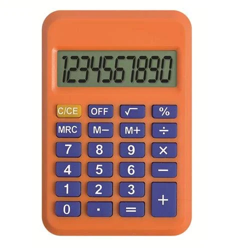 Calcolatrice Elettronica 10 cifre color 1pz