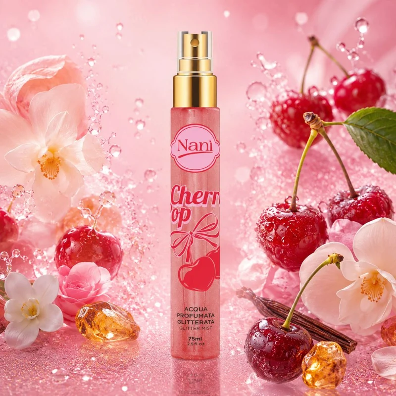 NANÌ CHERRY POP – Acqua Profumata Glitterata 75ml