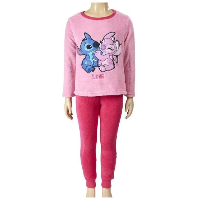 Pigiama Bimba in Coral Stitch