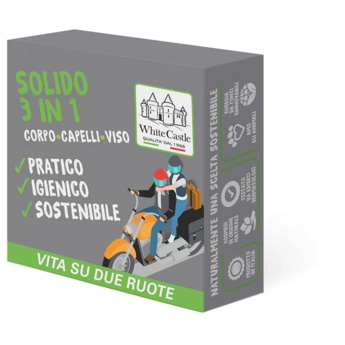 White Castle Detergente Solido 3in1 Vita su due ruote