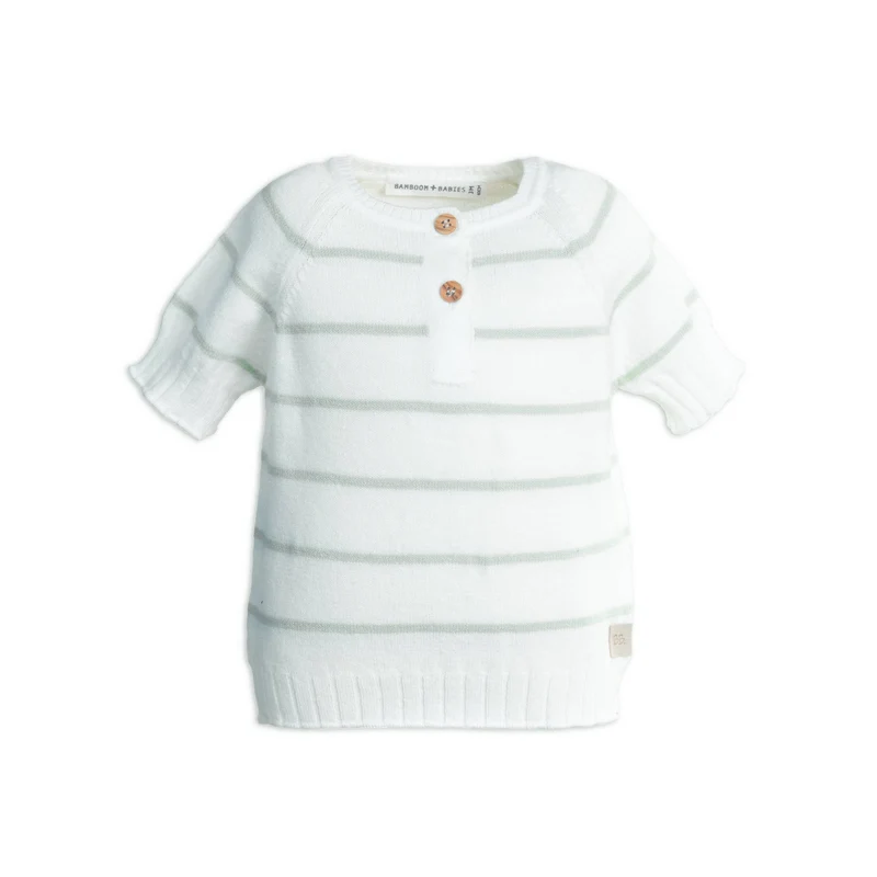 Maglia a righe maniche corte - OCEAN BLU 200
