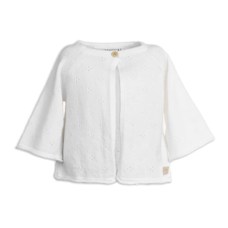 Cardigan Bimba - WARM WHITE 128