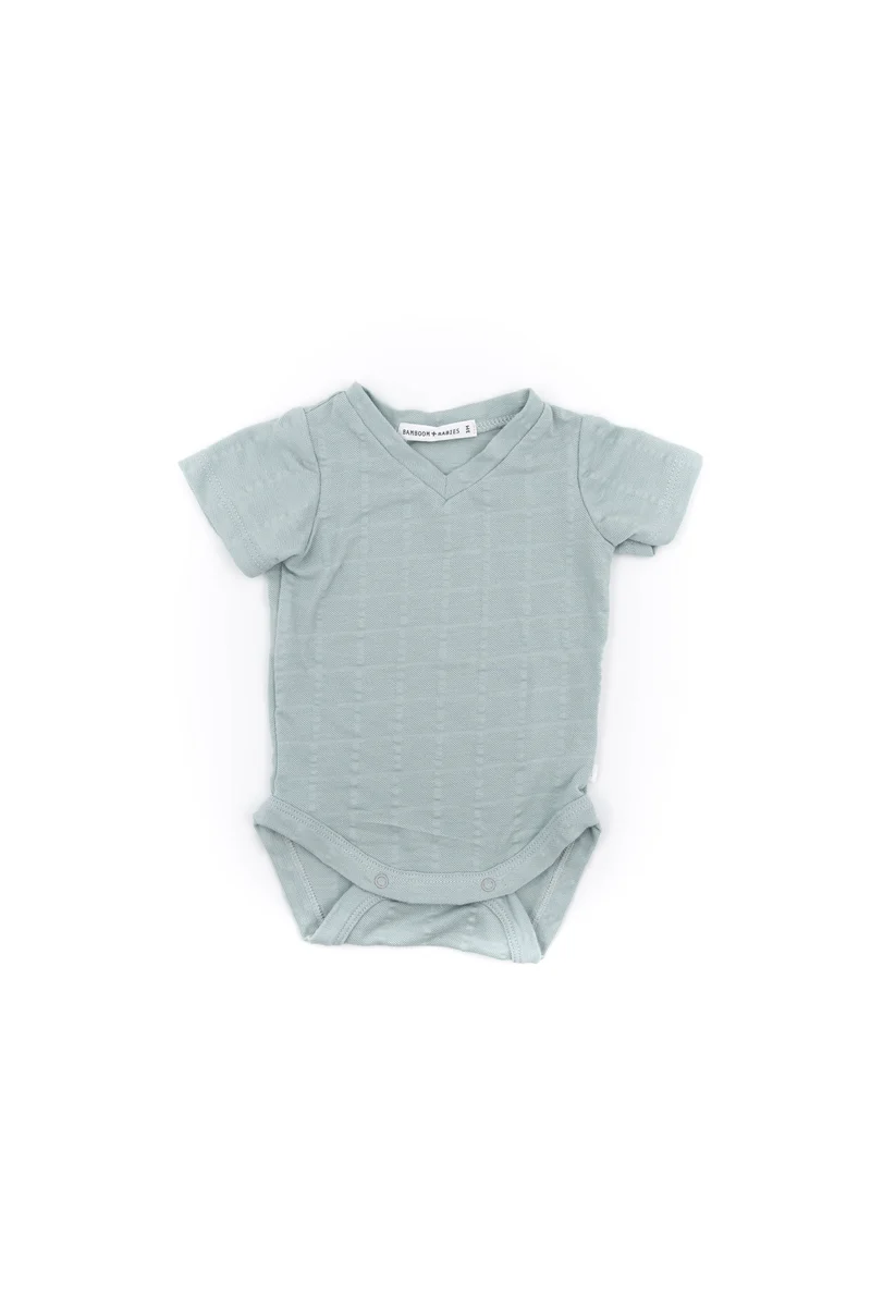 Body shirt scollo V - Azzurro 323