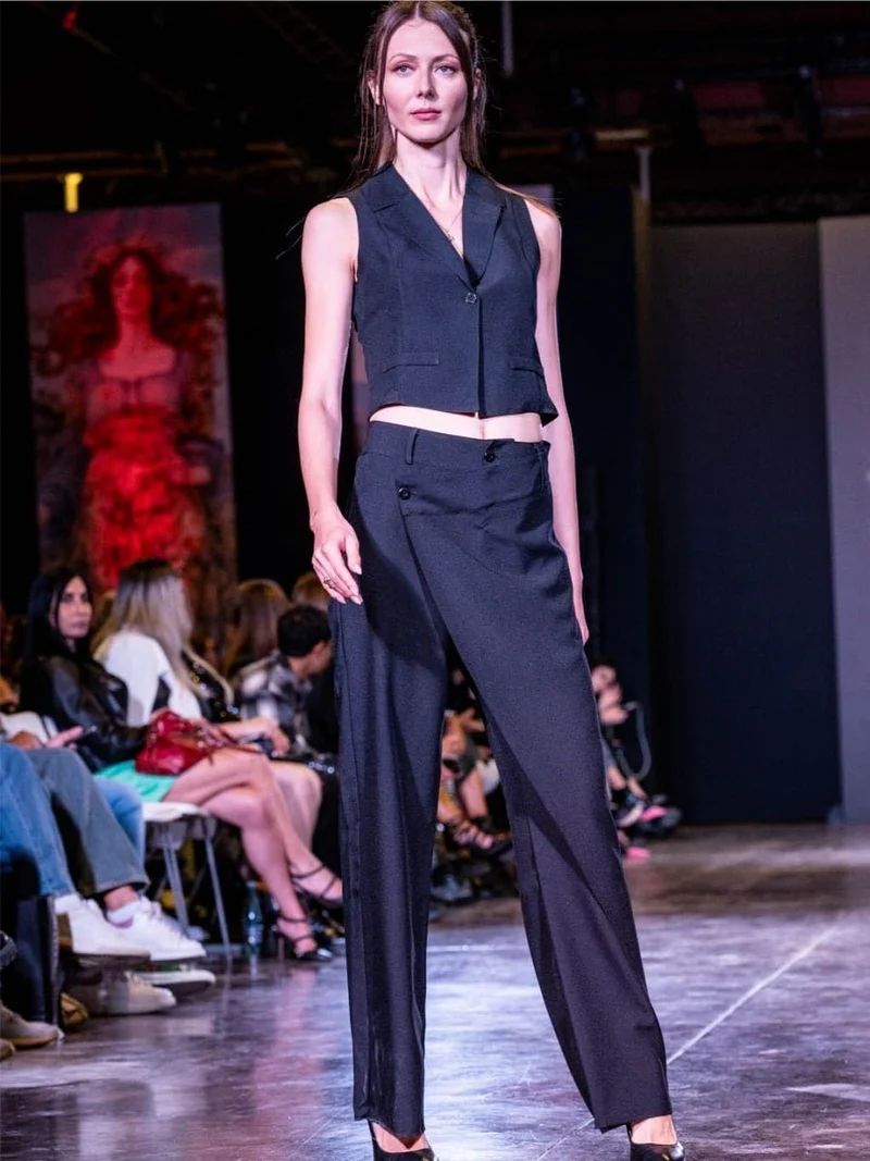 Pantaloni donna antideco con cartuccera Endi Maly