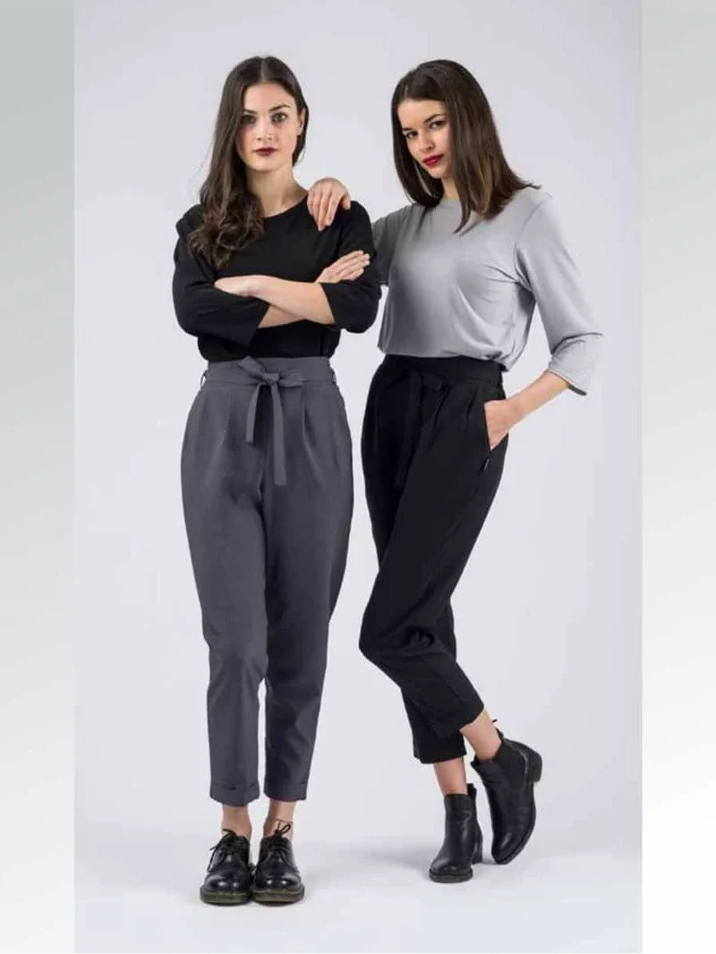 Pantaloni donna antideco con fiocco Endi Loren