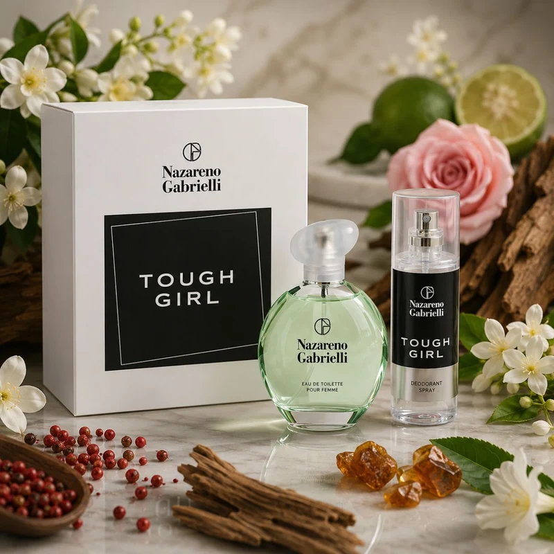 NAZARENO GABRIELLI TOUGH GIRL CONFEZIONE - Eau De Toilette 100ml + Deodorante 120ml