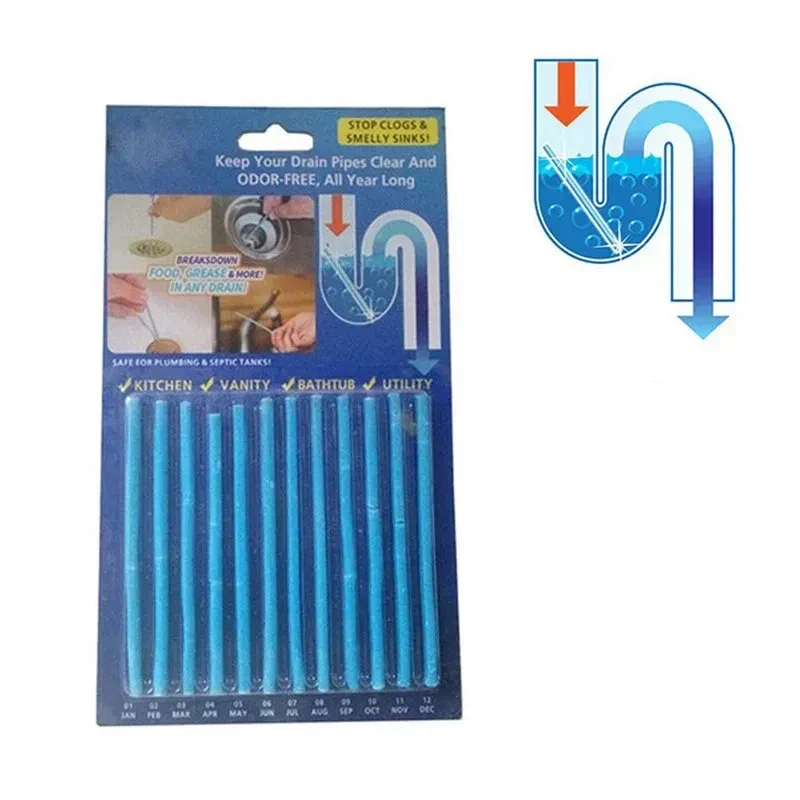 Bâtonnets de Nettoyage Canalisations | Enzymes Puissantes Anti-Obstructions