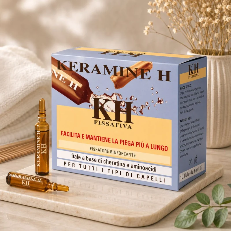 KERAMINE H FIALE FISSATIVE RINFORZANTI 10 x 6ml
