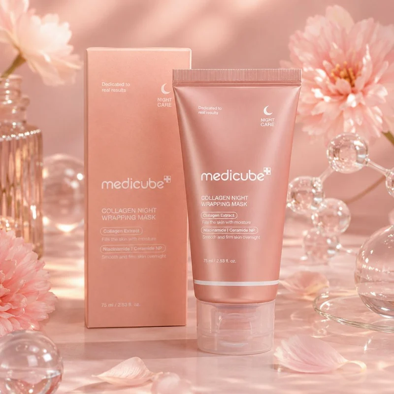 MEDICUBE COLLAGEN NIGHT WRAPPING MASK - Maschera Notte Peel-off 75ml