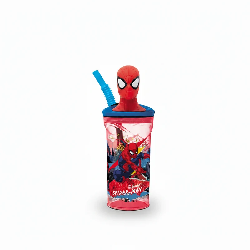 Disney Food Bicc.3D C/Can.360Ml Spiderman