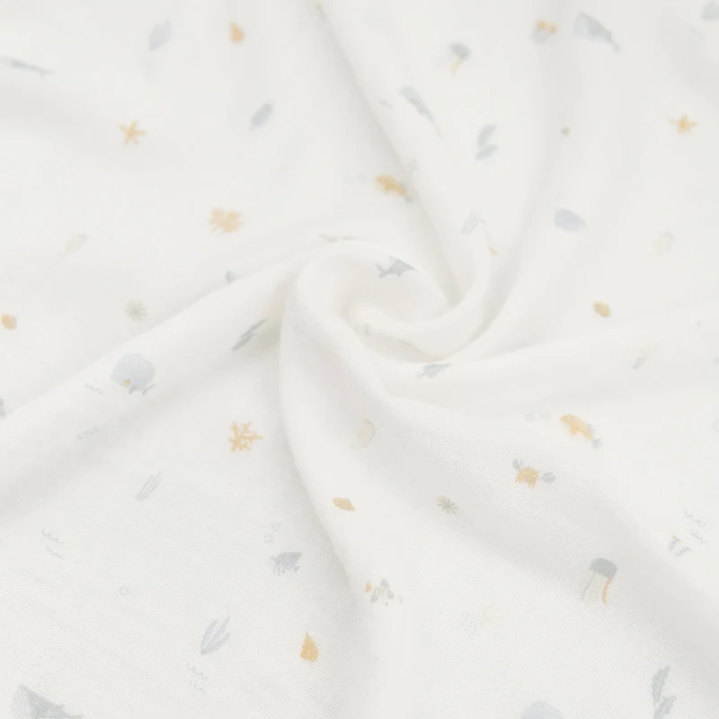 Swaddle XL single - 120x120cm - PRINT SEALIFE 326