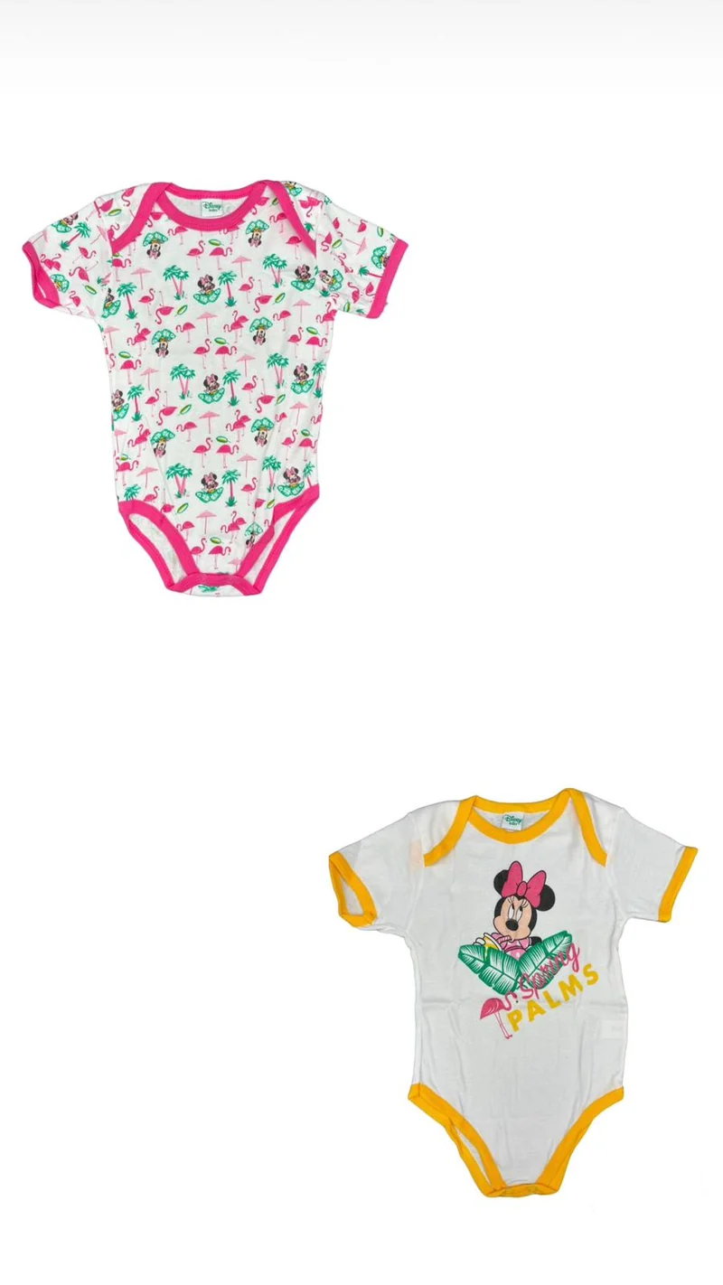 2 Body mezza manica Minnie Mouse