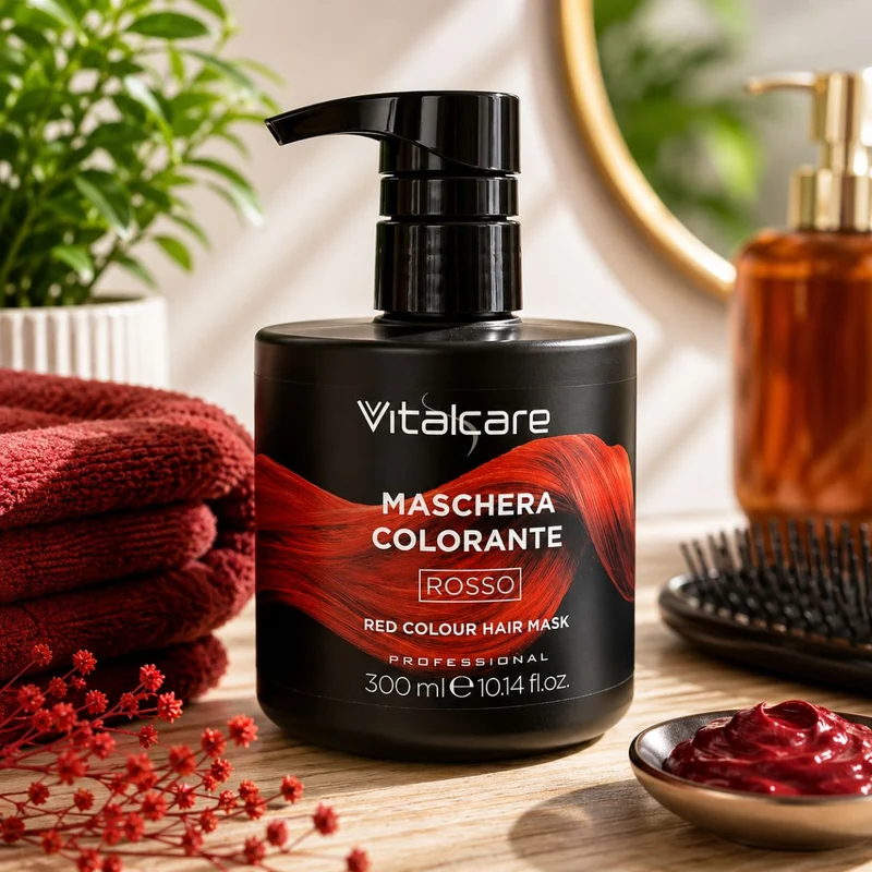 VITALCARE PROFESSIONAL MASCHERA COLORANTE ROSSO - 300ml