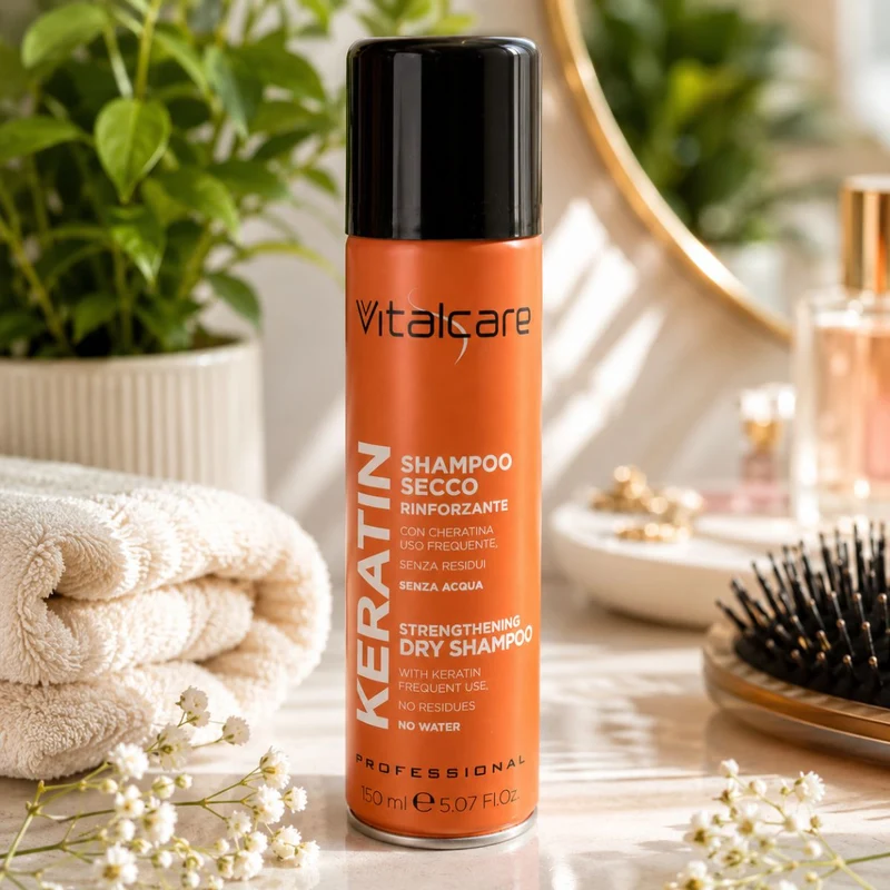 VITALCARE PROFESSIONAL SHAMPOO SECCO RINFORZANTE - Con Cheratina 150ml