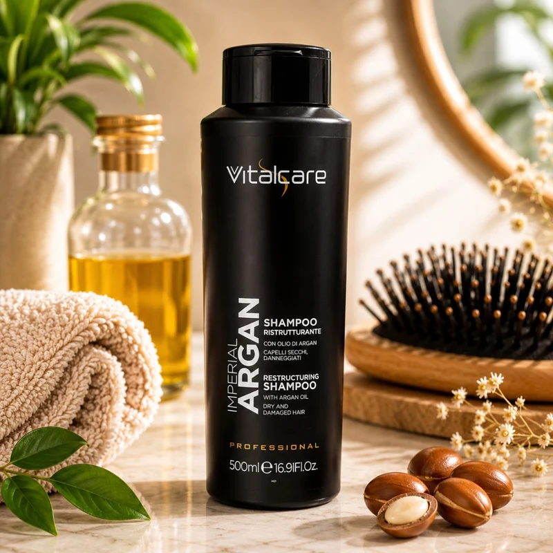 VITALCARE PROFESSIONAL IMPERIAL ARGAN SHAMPOO RISTRUTTURANTE - Con Olio Di Argan 500ml