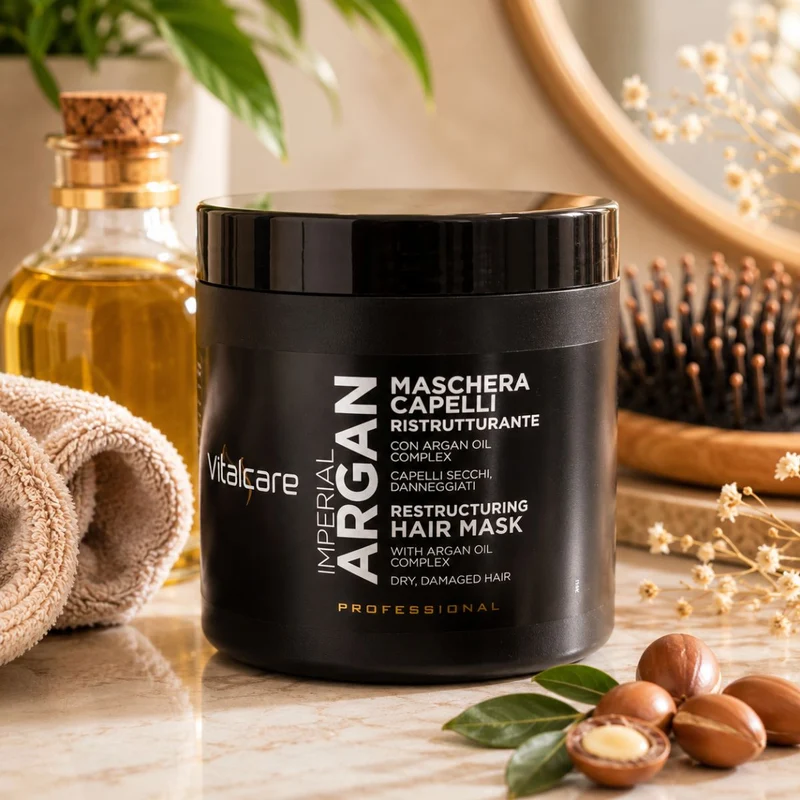 VITALCARE PROFESSIONAL IMPERIAL ARGAN MASCHERA RISTRUTTURANTE - Con Olio Di Argan 500ml