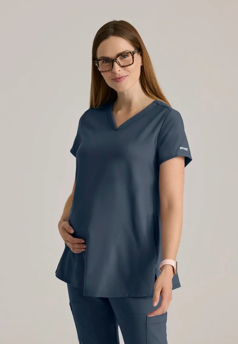 Grey's Anatomy Promise Maternity Top - Steel