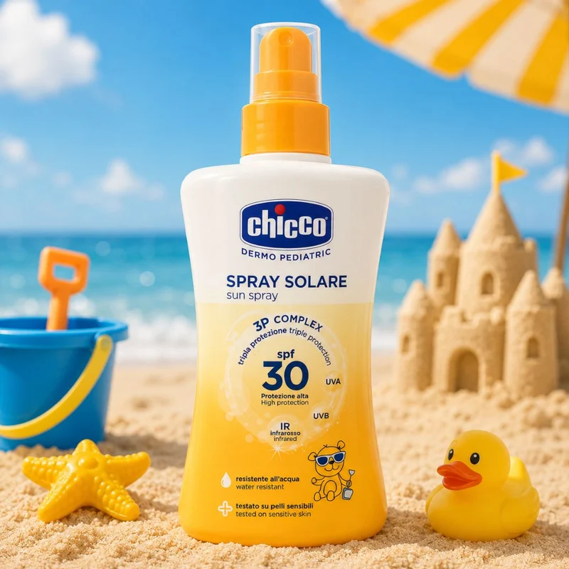 CHICCO DERMO PEDIATRIC SPRAY SOLARE SPF30 - Protezione Alta Bambini 150ml