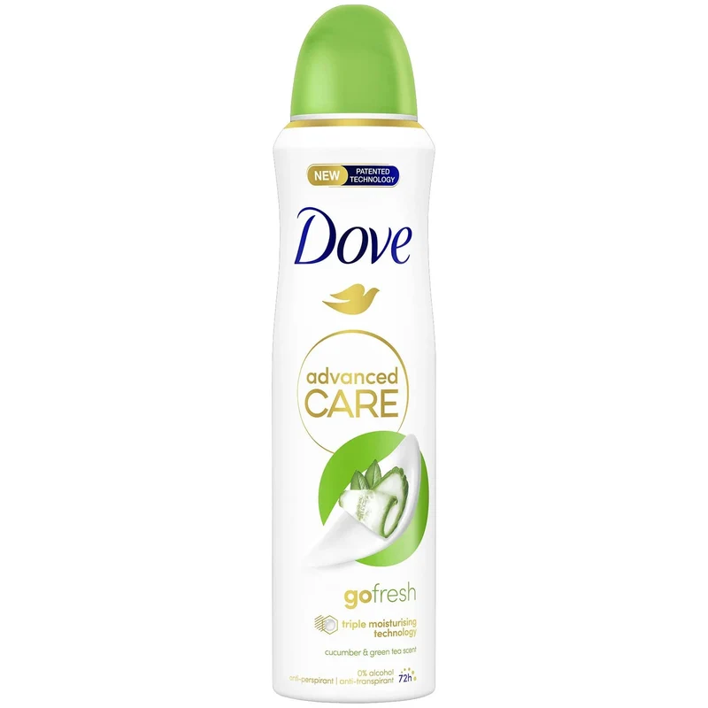 Dove Deo Advanced Go Fresh Cucumber Spray Ml150