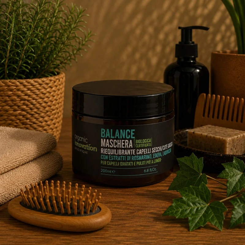 ORGANIC INNOVATION BALANCE MASCHERA RIEQUILIBRANTE – Capelli Idratati e Puliti Piu' a Lungo 200ml