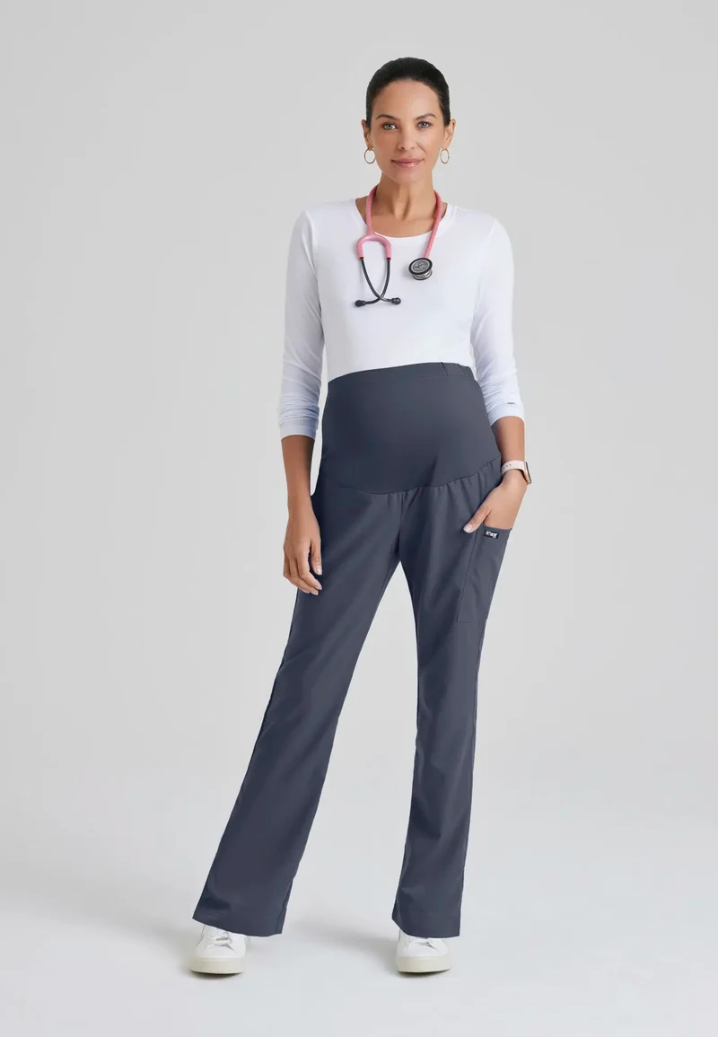 Grey's Anatomy Lilah Maternity Pant - Steel