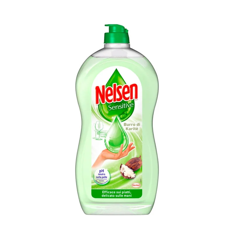 Nelsen Detersivo Piatti Burro di Karitè 900Ml