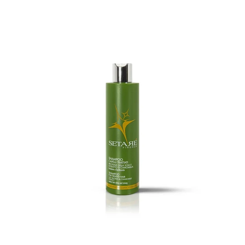 Shampoo per Capelli Trattati alle Proteine della Soia