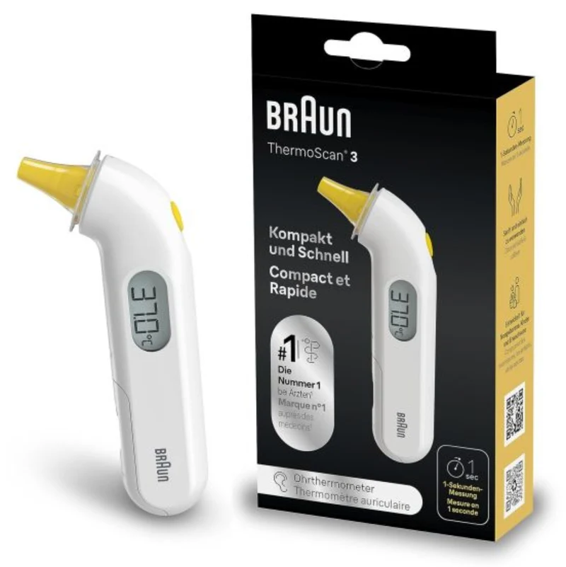 BRAUN THERMOSCAN 3 TERMOMETRO (LISTA N. RYAN)