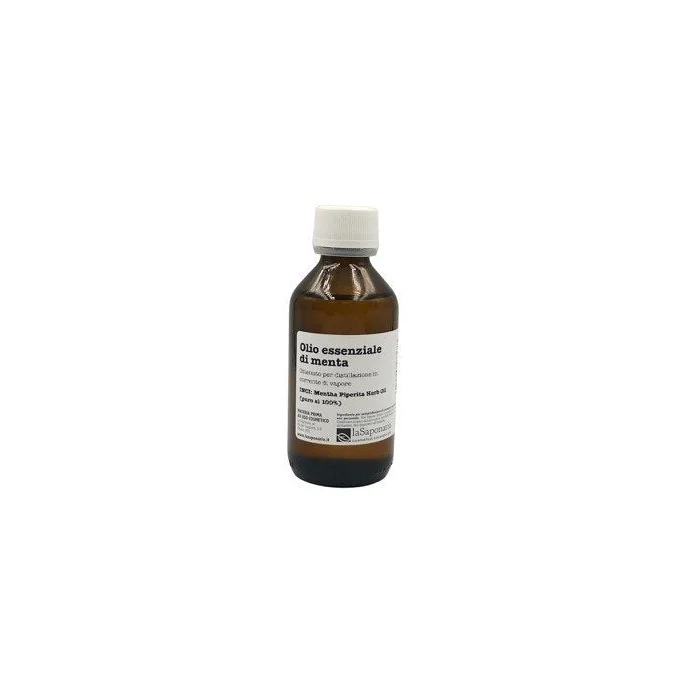 La Saponaria – Olio Essenziale di Menta Piperita Rinfrescante per Tutti i Tipi di Pelle