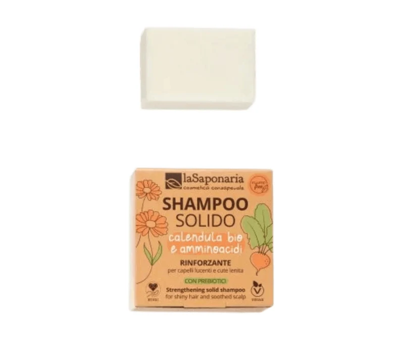 Shampoo Solido Rinforzante Calendula e Amminoacidi
