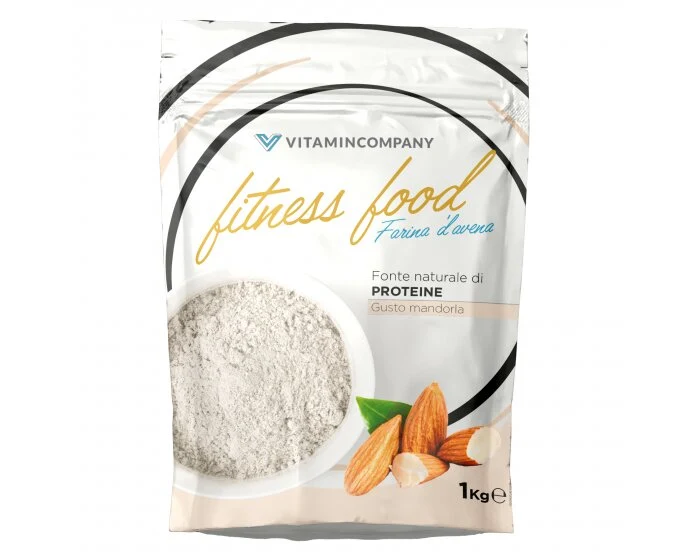 Vitamincompany Farina D'Avena Aromatizzata Gusto Mandorla 1Kg
