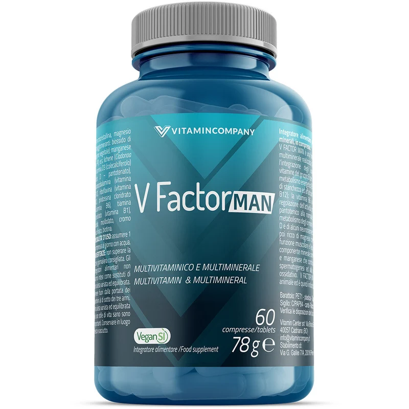 Vitamincompany V-Factor Man 60 Compresse