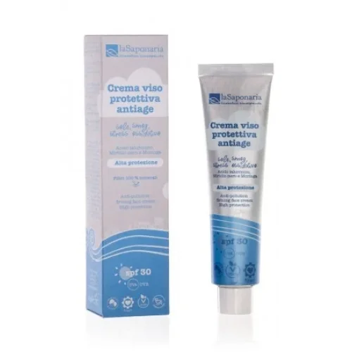 Crema Viso Protettiva Antiage SPF 30 – Crema Solare Idratante per Tutti i Tipi di Pelle