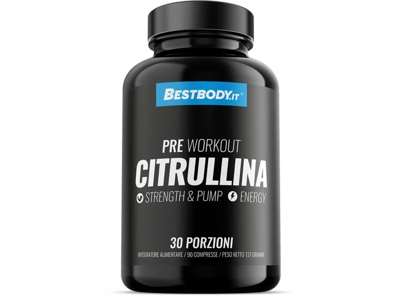 Bestbody Citrullina Malato Vasodilatatore e Ossido Nitrico 90 Compresse