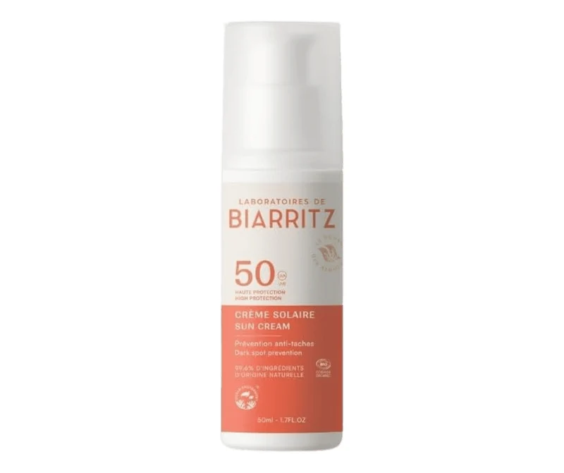 Crema solare viso SPF 50 - Alta protezione idratante e opacizzante