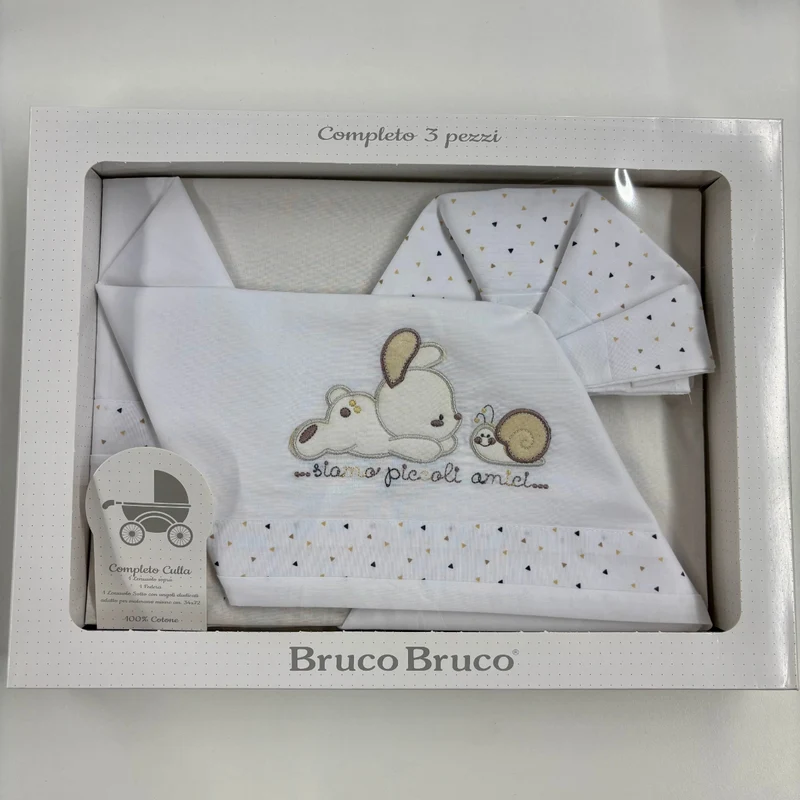 Set Maxiculla 3pz panna T.U. EX2109BR (lista n Celeste)