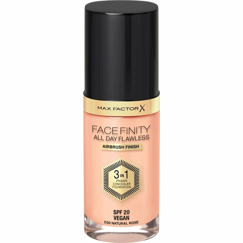 Max Factor Fondotinta Facefinity All Day Flawless 3in1 50 Natural 30ml