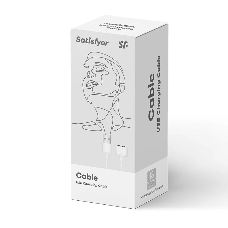 Satisfyer Cavo Di Ricarica USB Magnetico Per Sex Toys Bianco