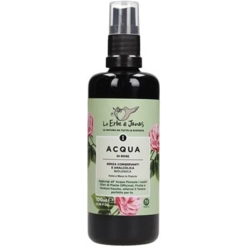 Idrolato Biologico di Rose – Tonico Viso Rinfrescante per Tutti i Tipi di Pelle