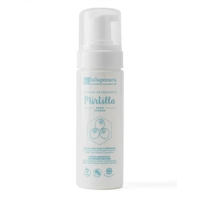 Mirtilla – Mousse Detergente Delicata per Tutti i Tipi di Pelle