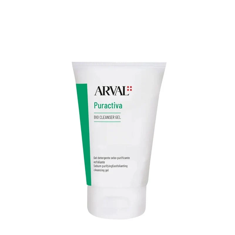Arval Puractiva Bio Cleanser Gel Detergente Sebo-Purificante Esfoliante Viso 150ml