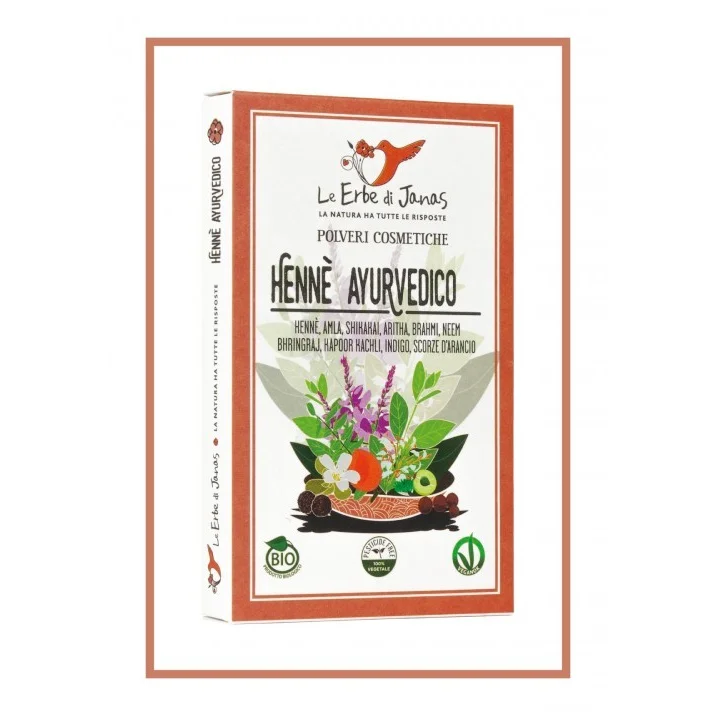 Hennè Ayurvedico – Tinta Naturale per Capelli Colorati