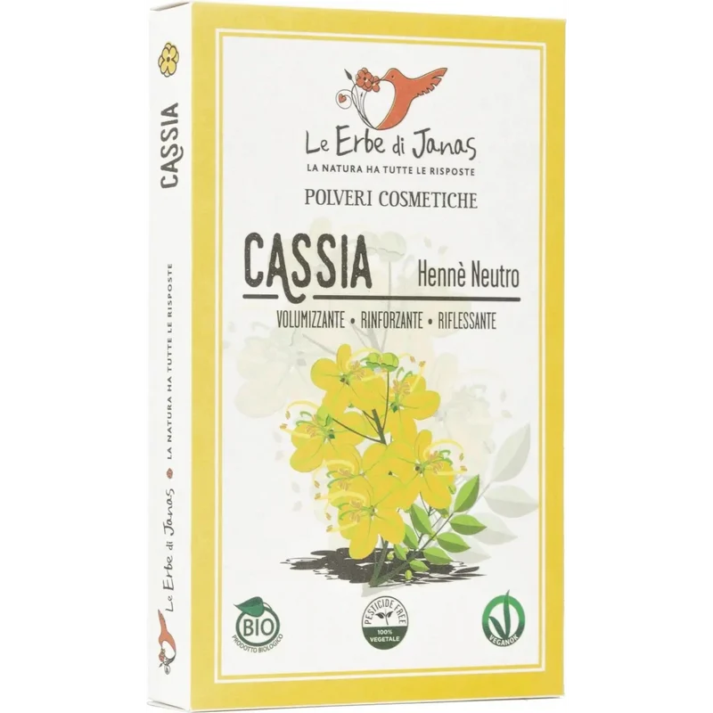 Hennè Neutro Cassia – Trattamento Rinforzante per Capelli Fini
