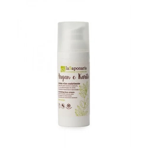 Crema Viso Nutriente con Argan e Karitè – Crema Rigenerante per Pelle Secca e Matura