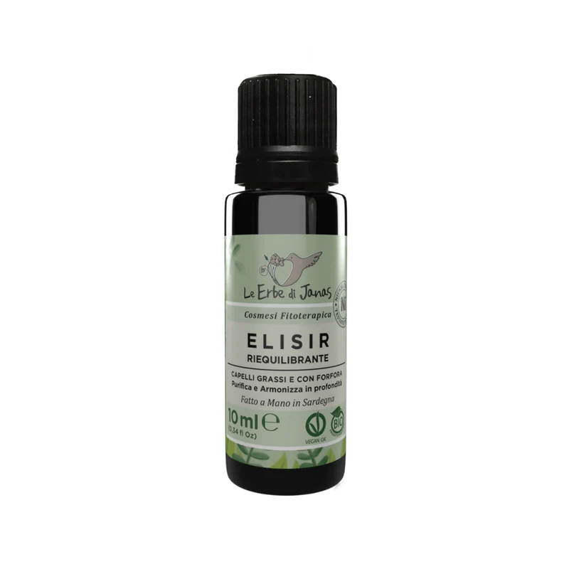 Elisir Riequilibrante – Lozione Purificante per Capelli Grassi e con Forfora