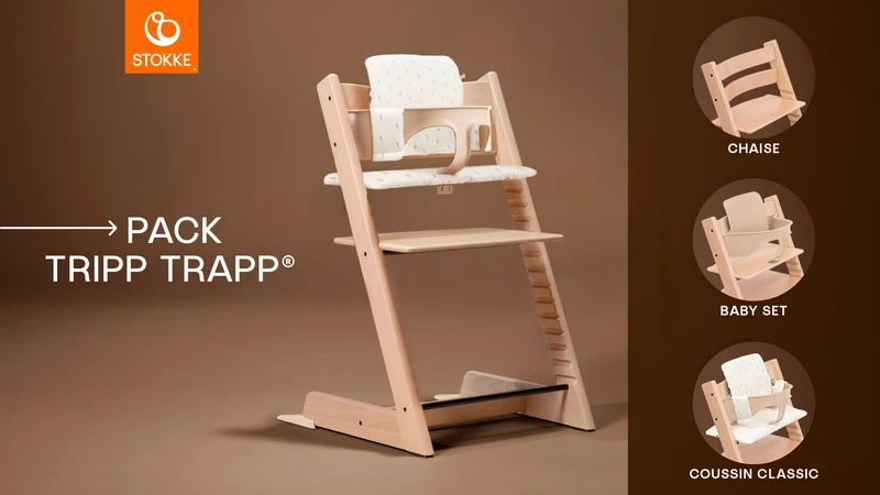 STOKKE TRIPP TRAPP SEDIA BABY SET CLASSIC CUSHION