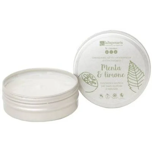 Crema Mani Menta Limone – Crema Nutriente per Mani Stanche e Rovinati