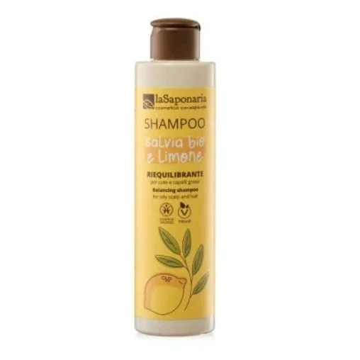Shampoo Salvia Limone – Shampoo Purificante per Capelli Grassi